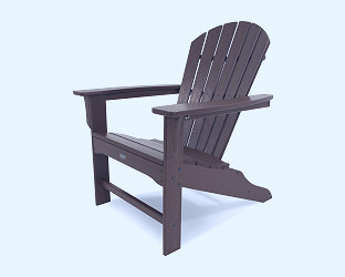 Trex Outdoor Furniture Yacht Club Vintage Lantern HDPE Frame Stationary  Adirondack Chair(s) with Slat Seat in the Patio Chairs department at  Lowes.com
